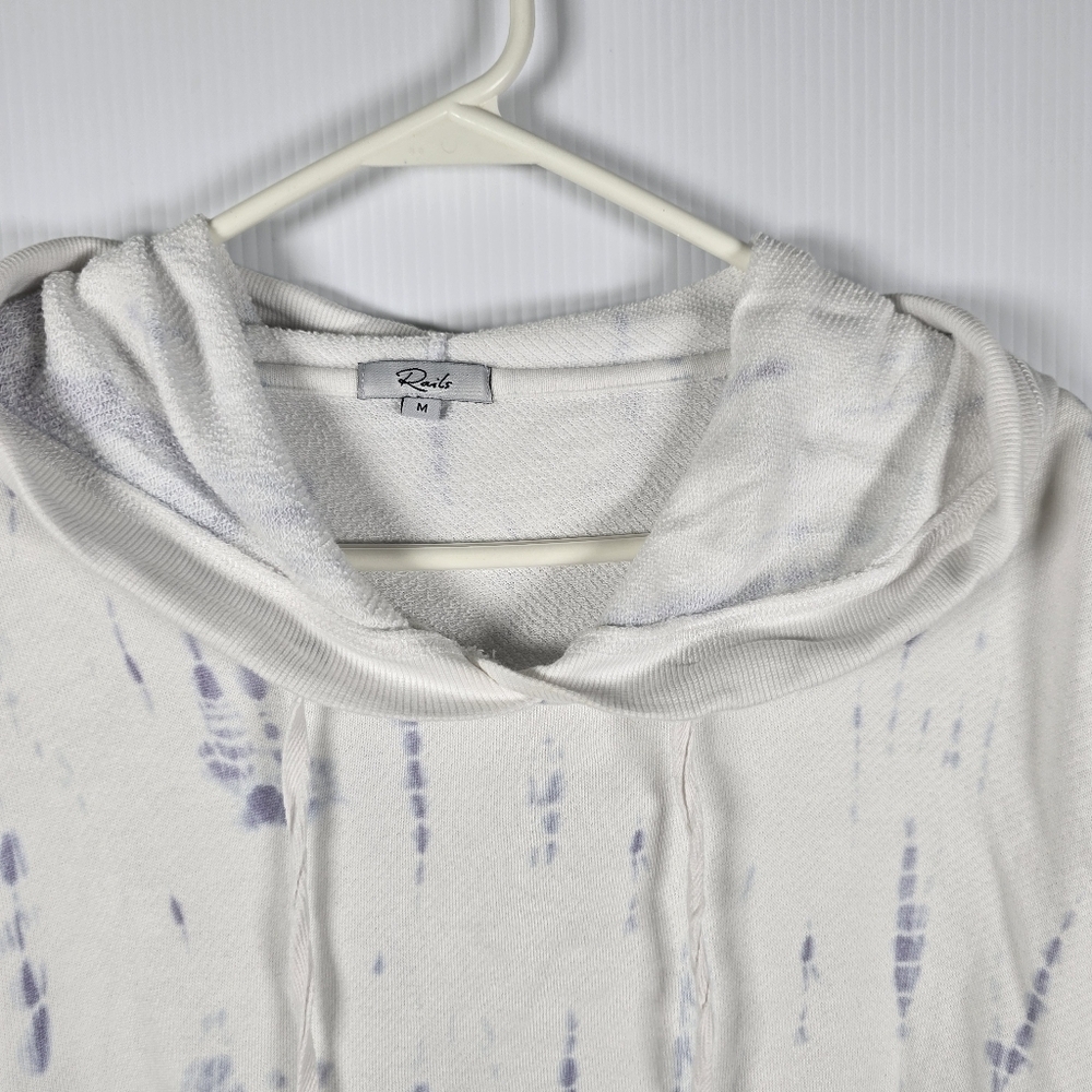 Rails Murray Hoodie Cloud Tie Dye Size Medium Womens Sweatshirt Blue White - Picture 4 of 15